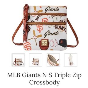 DOONEY & BOURKE MLB Giants N S Triple Zip Crossbody